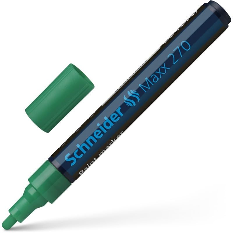 SchneiderMaxx 270 Paste Paint Marker 2-3 mm – Green (Pack of 5