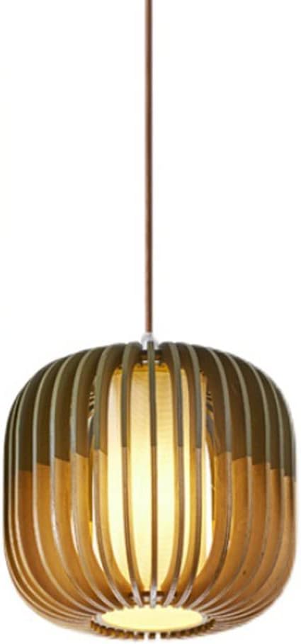 KXEcoLife Lámpara de Lectura de Mimbre, lámpara Colgante Redonda de bambú de Longitud Ajustable para la decoración del Comedor, lámparas de araña de ratán para el Dormitorio (tamaño: 20 x 18