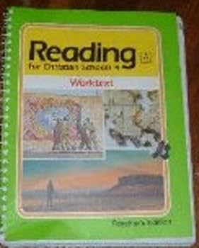 Spiral-bound Reading for Christian Schools 4 Worktext Teachers Edition Book