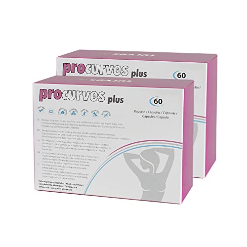 Capsules pour l'augmentation des seins Procurves Plus volume naturel Pack 2
