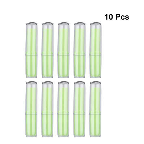 PIXNOR 10 Pcs Tubos de BÃ¡lsamo para LÃ¡bios Vazios Recipientes RecarregÃ¡veis â€‹â€‹De Batom Diy Ac