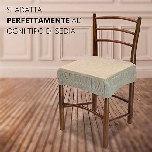 Set 6 Cuscini Sedia Vesto con Elastico da