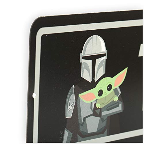 Open Road Brands Disney Star Wars: The Mandalorian Baby Yoda This Is The Way Metal Wall Decor - Mandalorian Wall Art Featuring Grogu, The Child #TOP3