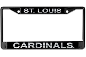 St. Louis Cardinals Laser Black License Plate Frame: Show Your Team Spirit on the Road