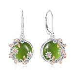 【PERFEKT ALS GESCHENK】Ein besonderes Schmuckstück für Geburtstage, Jubiläen, Valentinstag oder als Geschenk für Mütter, Ehefrauen und Freundinnen. Der warme Grünton des Peridots macht die Ohrringe zu einem stilvollen Begleiter für jeden Anlass.