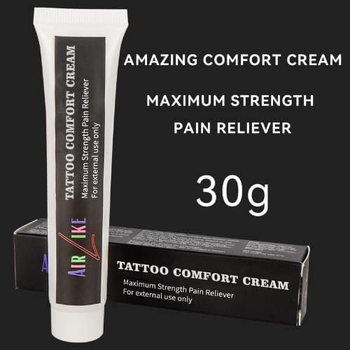 Strong Tattoo Numbing Comfort Cream for After Tattoo Pain Free Skin - AMAZING VALUE SIZE 30g