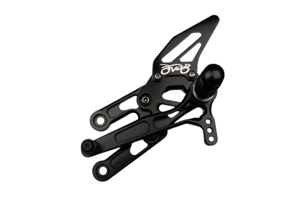 avdb-moto Supporto Pedane Arretrate Regolabili Compatibile con HONDA CBR 600 RR 600RR PC37 2003-2004, CBR 600 RR 600RR PC37 2005-2006, 1000RR SC57 2004-2005, 1000RR SC57 2006-2007 Racing AVDB (Oro)