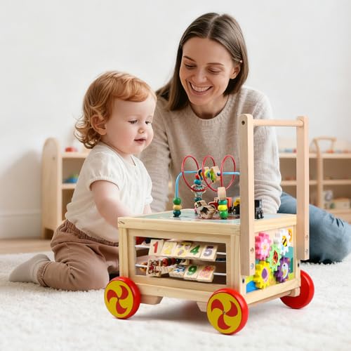 Cube d'activité en bois : le cadeau de naissance idéal - 2