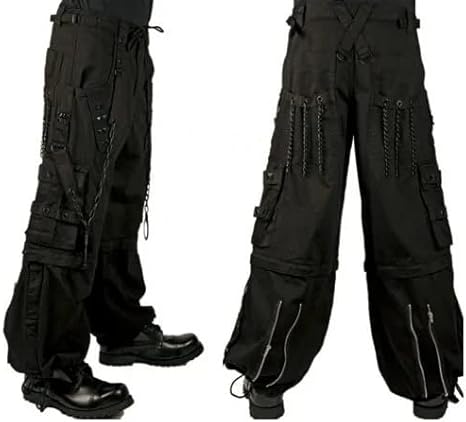 Gothic Bondage Black Skater Men's Pant Alternative Punk Rock