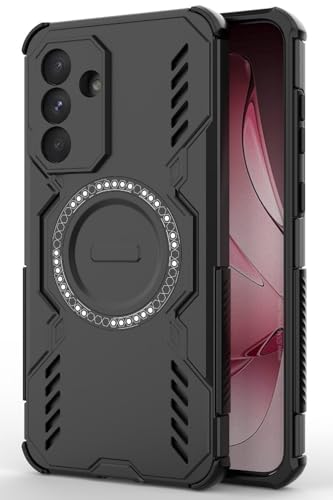 Image of ShieldTech Back Cover Case for Samsung Galaxy A37 5G | 360 Protection Mobile Phone Case | Mag-Safe | Camera Protection | Samsung Galaxy A37 Back Case Cover | Samsung Galaxy A 37 5+G - Black TPU + PC