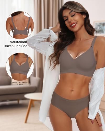 98 Zeichen - Detailansicht von HORISUN Nahtloser BH Damen Angebot Test – Dealfoxx.de
