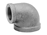 Anvil 8700124756, Malleable Iron Pipe Fitting, 90 Degree Elbow, 1