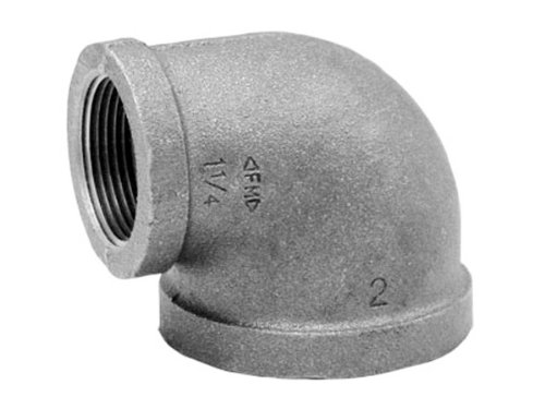 Anvil 8700124756, Malleable Iron Pipe Fitting, 90 Degree Elbow, 1