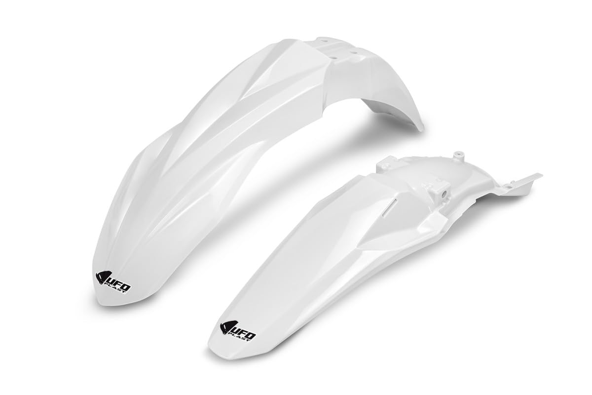 UFO PLAST Fender Kit White Kawasaki KXF 450 2024-2024