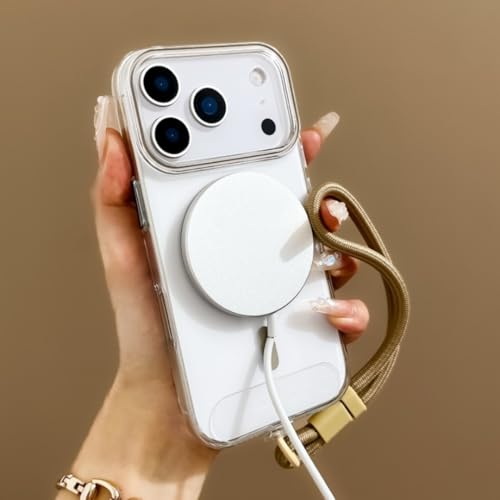 Étui de charge magnétique iPhone 12 Pro Max transparent noir