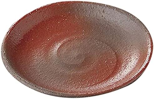 Set of 5 Characteristic Dishes, Carbonized Ware 4.0 Dishes, 5.2 x 0.8 inches (13.2 x 2 cm), Soy Food, Ryokan, Japanese Tableware, Restaurant, Commercial Use, Tableware