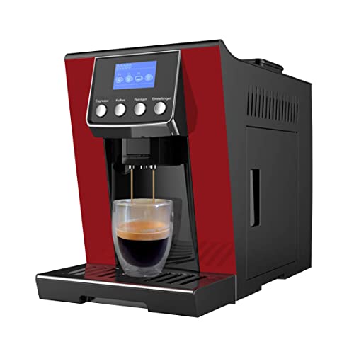 Acopino Latina RED Kaffeevollautomat Espressomaschine simply coffee, mit Direktwahltaste für Espresso und Kaffee, höhenverstellbarer Kaffeeauslauf, 1,8L Wassertank