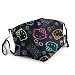Produktbild Schwarz Hello Kitty Nahtlose Gesichtsmaske Bandanas für Staub, Outdoor, Festivals, Sport