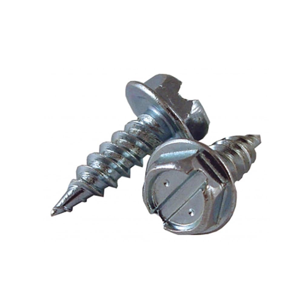 Amazon.com: Malco HW7X1/2Z Zip-In Screws Hex Washer/Slotted Head