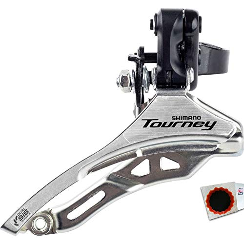 Shimano Umwerfer Tourney FD-TY300 6/7f. DOWN S. hoch 31,8mm Top-Pull 42Z Silber