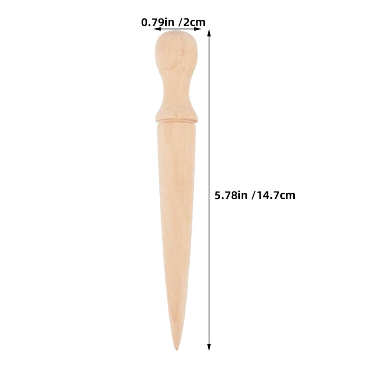 BESPORTBLE 6 Piezas Herramienta Manual de Jardinería Mango de Madera, Fácil de Limpiar, para Excavar y Sembrar Jardín, Utensilio Versátil para Entusiastas Jardinería