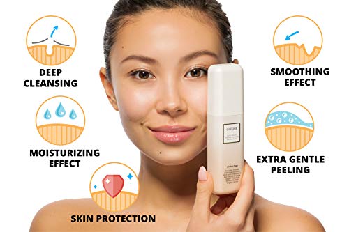 Oseque Korean Cleanser Face Wash/Natural Skin Care Silky Bright Enzyme Powder Facial Wash (1.76Oz / 50G) / Organic Daily Cleaner Facewash #TOP3