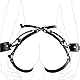 VKFOFEG Se Unterwäsc, Harness Damen Leder mit 2 Handgelenksmanschetten, Sex Spielzeug für die Paare Sexy Dessous Women für Sex Reizwäsche für Damen Harness Oberkörper Punker Outfit (Schwarz)