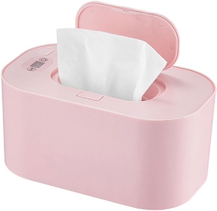 JSEIAJB Baby Wipe Warmer Heater Wet Towel Dispenser Napkin Heating Box Home Car Use Mini Wipe Warmer Case