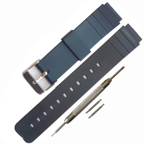 Bracelet montre 16mm Casio MQ-24 MQ-58 étanche en caoutchouc