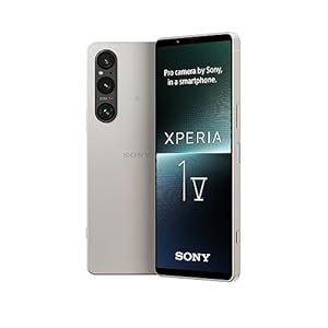 Sony Xperia 1 V – Android-Smartphone – Display 6, 5 Zoll 21:9 CinemaWide 4K HDR OLED – Bildwiederholrate von 120 Hz – Dreifachkamera – 256 GB Speicher – IP65/68 (Silber)