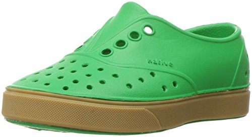 Native Kids Kids' Miller Slip-on,Giant Green/Gum Rubber,C6