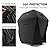 Nestl BBQ Grill Cover, Heavy Duty Grill Covers - Waterproof Gas Grill Covers, Durable UV & Fade Resistant Barbecue Grill Cover with Front Zipper Pocket - 72 Inch, Black