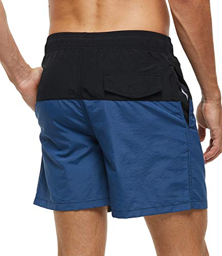 Image of SILKWORLD Men's Swim Trunks Waterproof Bathing Suit Quick Dry Shorts with Pockets