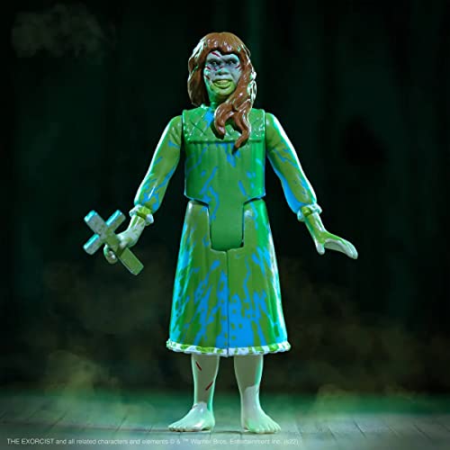 Super7 The Exorcist Regan (Vomit Splatter) 3.75" Reaction Figure #TOP1