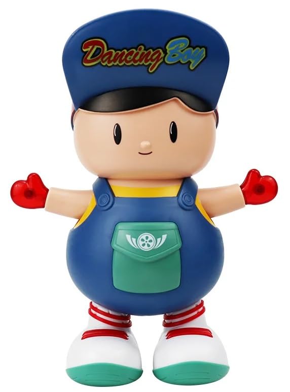 Goyal's Cute Side Style Dancing Boy Toy with Music and Multi Color Lights (Dancing Boy)