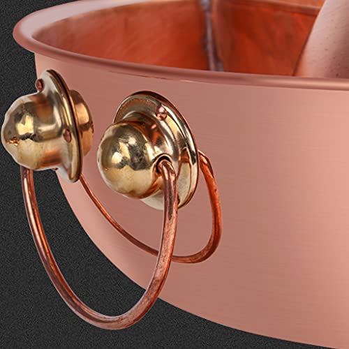 Olla de Cobre para Hogar con Enchufe, 32 cm, Color Rosa miniatura 7