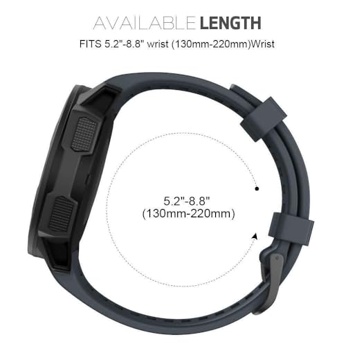 Bracelet Instinct silicone souple rechange haute résistance - 6