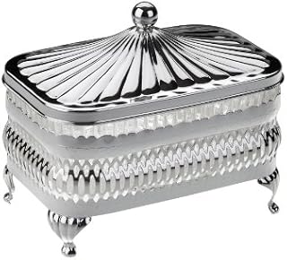 Butter Dish Sugar Bowl in Silver Plated Frame