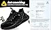 Imagen de ZEPYFXIT Zapatos de Seguridad Hombre y Mujer Cómodos y Ligeros para Invierno Botas de Trabajo Impermeables con Punta Acero Antideslizante Zapatillas Seguridad Color Negro Talla 41 EU