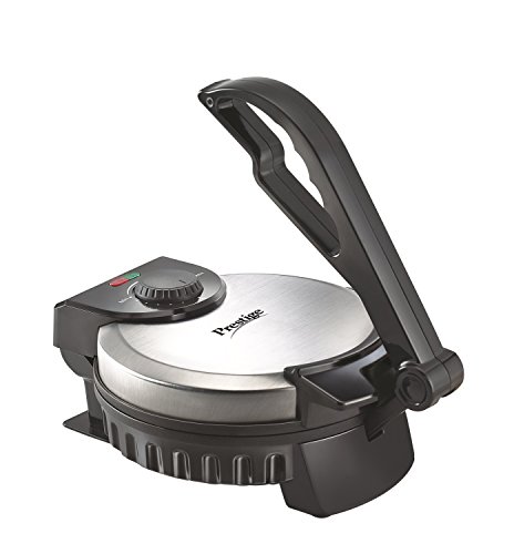 Prestige Black Compact Roti Maker, 900W, Non-Stick Coating