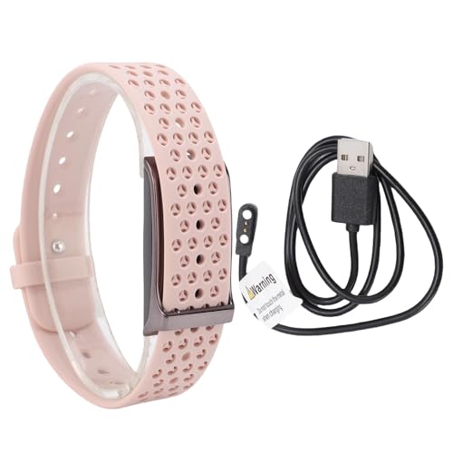 SUNGOOYUE Intelligentes Armband, 127 Sportmodi, Wasserdichtes Fitness-Tracker-Band mit Herzfrequenzmesser für Workout-Schlaf-Tracking (Rosa)