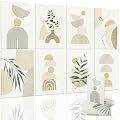 Art3d Soundproof Wall Panels 48"x32", 8-Pack Acoustic Wall Art Panels, Sound Absorbing Decorative Wall Panels for Living Room, Bedroom, Kitchen, Studio, Polyester UV Print