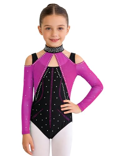 Justaucorps de danse fille Hansber Fini les tenues inconfortables avec ce maillot stretch