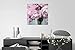 Pale Pink Peony Photography on CANVAS Dreamy Floral Print Luscious Bouquet of Peonies in Vase Black and White Square Wall Art Flower Picture Teal Ready to Hang