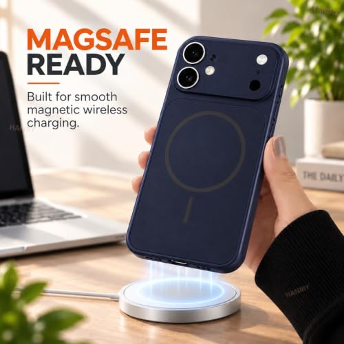 HANIRY iPhone 11 Luxury Glass Matte Case Blue - Image 6