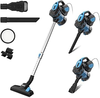 Corded Stick Vacuum Cleaner, INSE Stick Vacuum Cleaner Corded I5, 600W Powerful Vacuum Cleaner for Pet Hair Hardwood Floor Home