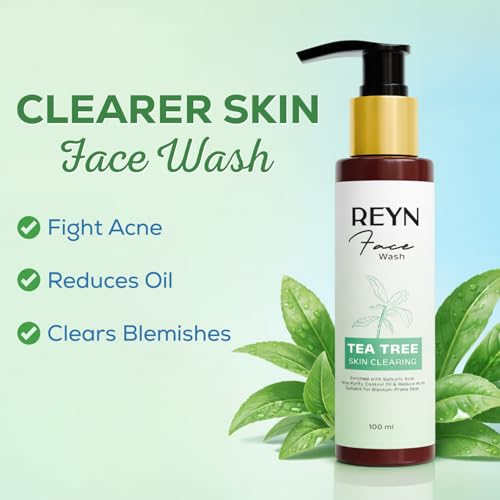REYN Tea Tree Skin Clearing Face Wash (100 ml) - Image 3