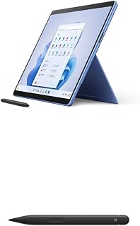Microsoft Surface Pro 9-13 Inch 2-in-1 Tablet PC - Blue - Intel Core i5, 8GB RAM, 256GB SSD - Windows 11 Home - Device only, UK plug, 2022 model + Surface Slim Pen 2 Black