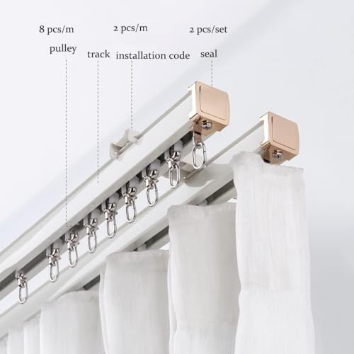 Rail de plafond de 1 m au design moderne pour décoration d'intérieur