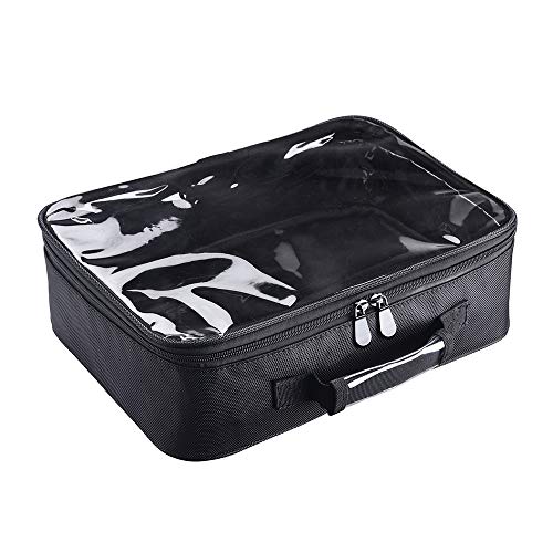 AW 420D Clear Nylon Makeup Travel Toiletry Bag Portable Lightweight Transparent Cosmetic Storage Organizer Pool L